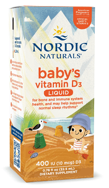 Baby's Vitamin D3 (22.5ml) 400iu - Nordic Naturals - welzo