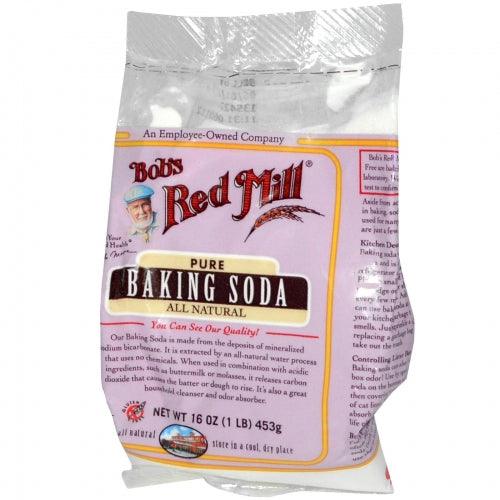 Baking Soda, Sodium Bicarbonate 16 oz (453 g), Bob's Red Mill - welzo