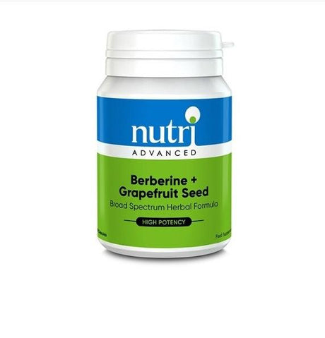 Berberine and Grapefruit Seed 60 Caps - Nutri Advanced - welzo