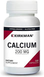 Calcium, 200 mg (Bio-Max Series) 120 Capsules, - Kirkman Labs - welzo