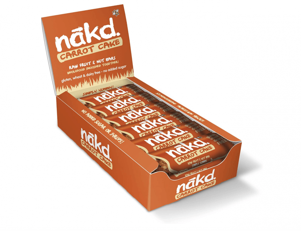 Carrot Cake 18 x 35g Bar (CASE of 18) - Nakd - welzo