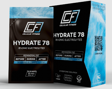 CELLULAR FITNESS Hydrate 78 (100 Sachets - Hypertonic Electrolytes)