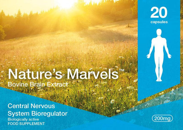 Central Nervous System Bioregulator (Cerluten) 20 capsules - Nature's Marvels - welzo