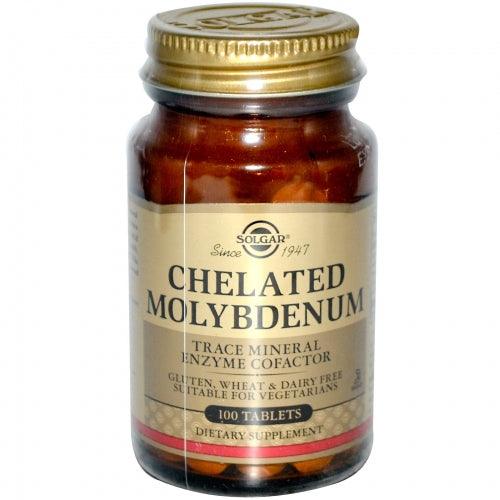 Chelated Molybdenum, 100 Tablets - Solgar - welzo