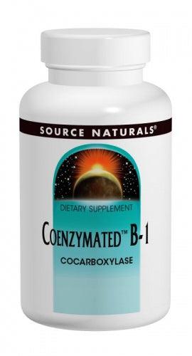 Coenzymated B-1 (Thiamin), 60 Tablets - Source Naturals - welzo