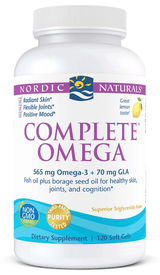 Complete Omega, Lemon Flavor, 120 soft gels - Nordic Naturals - welzo