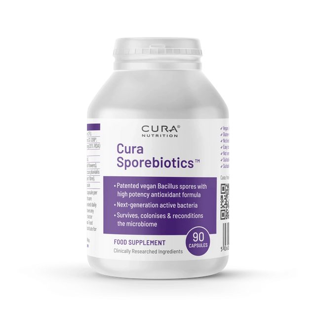 Cura Sporebiotics - 90 Capsules - Cura Nutrition - welzo