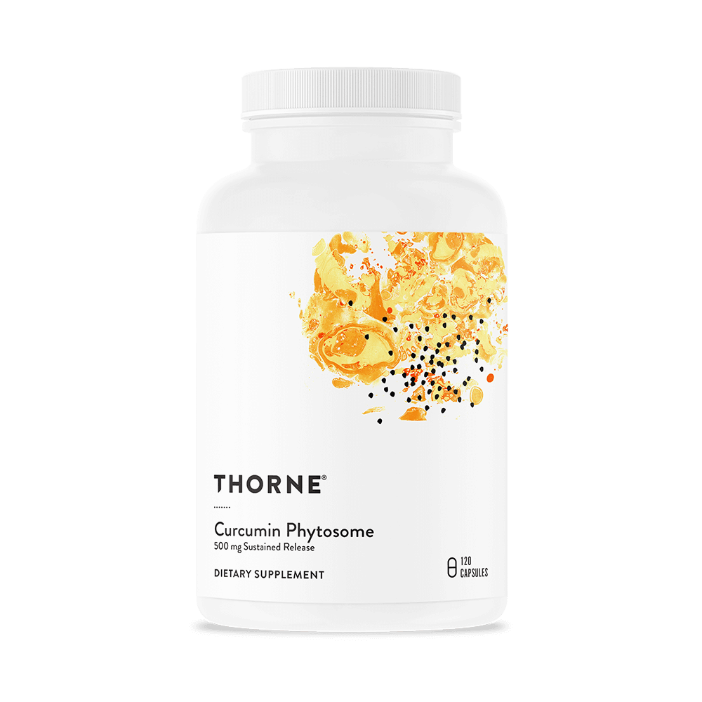 Curcumin Phytosome, 500mg, Sustained Release (Meriva-SF) 120 caps - Thorne Research - welzo