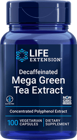 Decaffeinated Mega Green Tea Extract - 100 caps - Life Extension - welzo