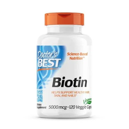 Doctor's Best Biotin 5,000mcg 120 Veggie Capsule