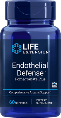 Endothelial Defenseâ„¢ Pomegranate Plus, 60 softgels - Life Extension (formerly Endothelial Defense with GliSODin) - welzo