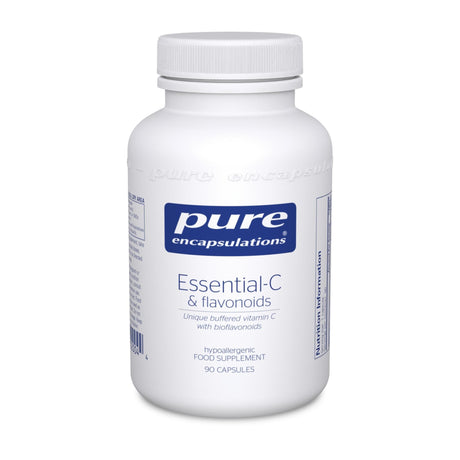 Essential-C & Flavonoids 90 Capsules â€“ Pure Encapsulations - welzo