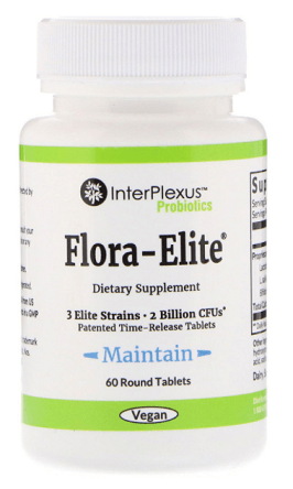 Flora-Elite, 2 Billion CFU's (60 Tablets) - Interplexus - welzo