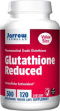 Glutathione Reduced, 500 mg, 120 Capsules - Jarrow Formulas - welzo