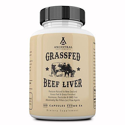 Grassfed Beef Liver, 180 capsules - Ancestral Supplements - welzo