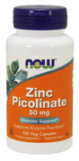 NOW Foods Zinc Picolinate, 50mg - 120 vcaps