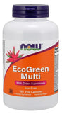 NOW Foods EcoGreen Multi, Iron Free - 180 vcaps