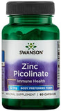 Swanson Zinc Picolinate Body Preferred Form, 22mg - 60 caps