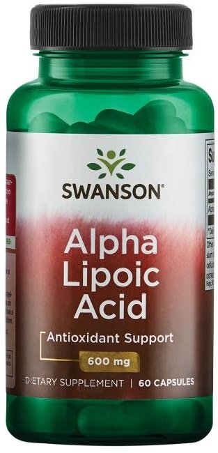 Swanson Alpha Lipoic Acid, 600mg - 60 caps