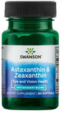 Swanson Astaxanthin & Zeaxanthin - 60 softgels