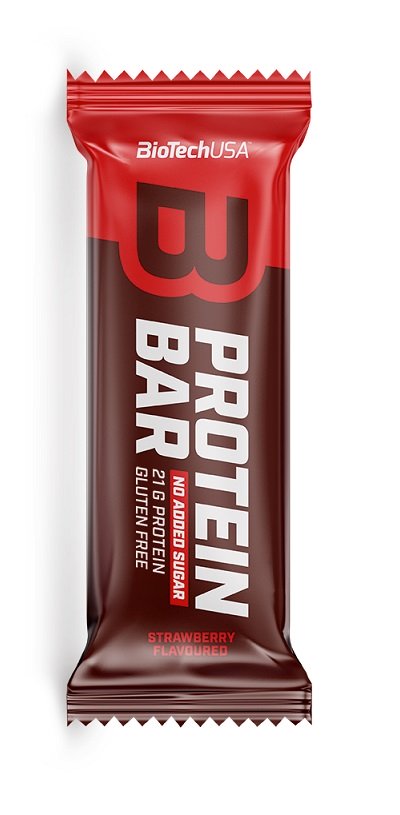 BioTechUSA Protein Bar, Strawberry - 16 x 70g