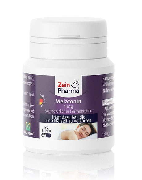 Zein Pharma Melatonin, 1mg - 50 caps