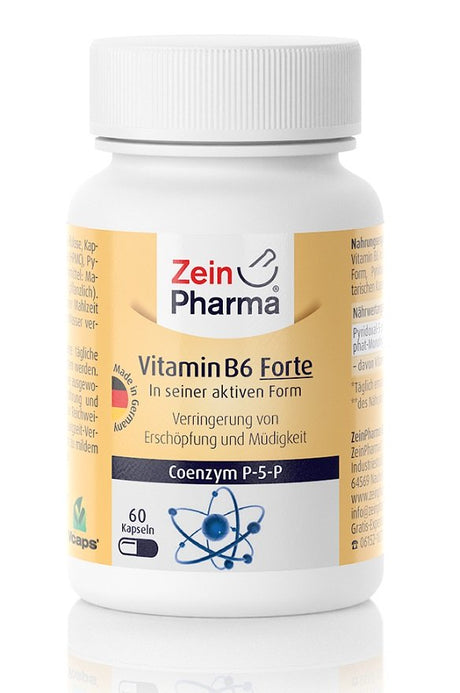 Zein Pharma Vitamin B6 (P-5-P), 40mg - 60 caps