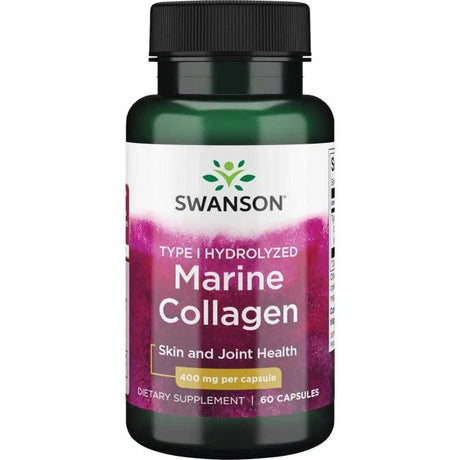 Swanson Type I Hydrolyzed Marine Collagen - 60 caps
