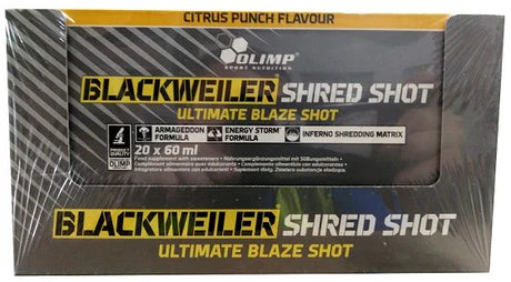 Olimp Nutrition Blackweiler Shred Shot, Citrus Punch - 20 x 60 ml.