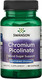 Swanson Chromium Picolinate Featuring Chromax, 200mcg - 60 caps