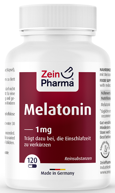 Zein Pharma Melatonin, 1mg - 120 caps