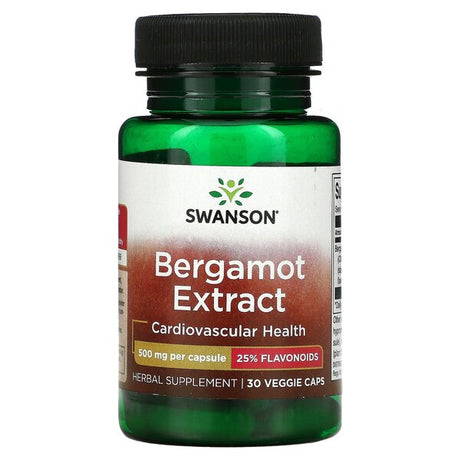 Swanson Bergamot Extract, 500mg - 30 vcaps