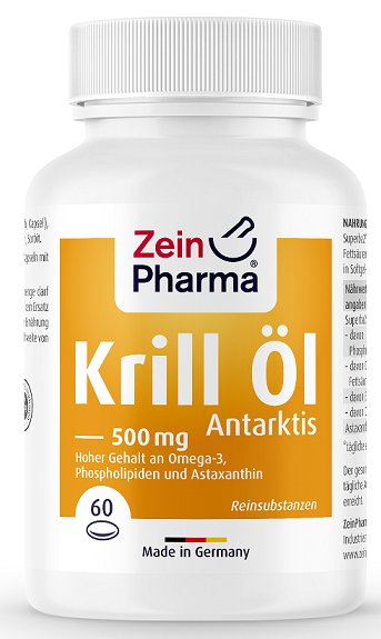 Zein Pharma Krill Oil Antarctic, 500mg - 60 caps
