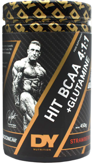 Dorian Yates HIT BCAA 4:1:1 + Glutamine, Strawberry - 450 grams
