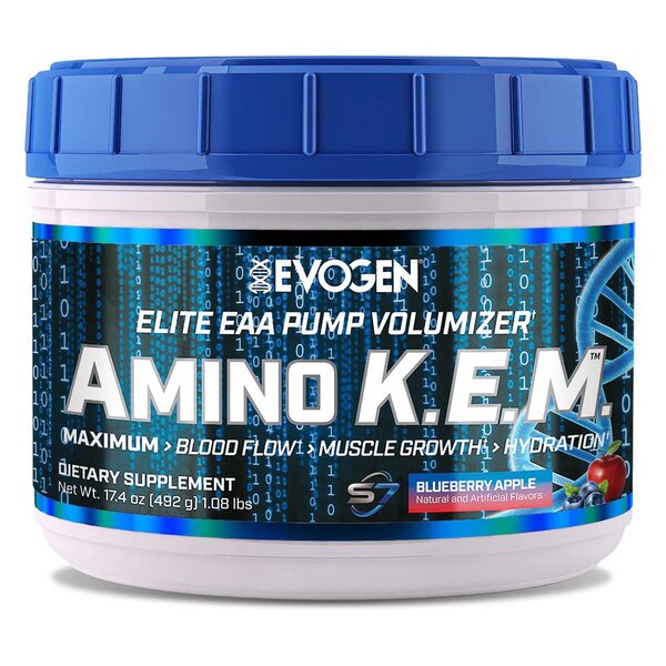 Evogen Amino K.E.M. EAA, Blueberry Apple - 492 grams