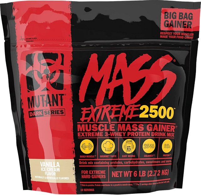 Mutant Mutant Mass Extreme 2500, Vanilla Ice Cream - 2720 grams