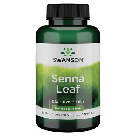 Swanson Senna Leaf, 500mg - 100 caps
