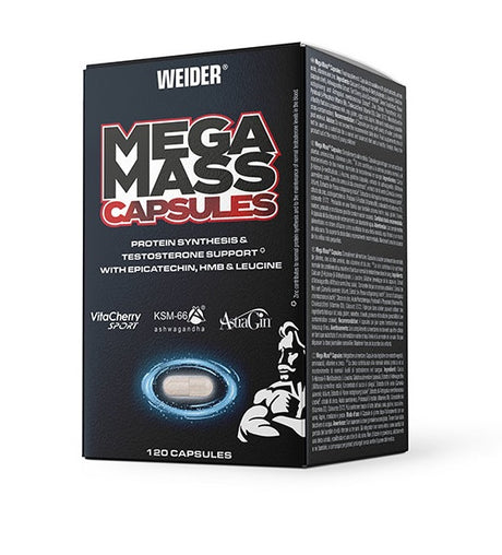Weider Mega Mass Capsules - 120 caps