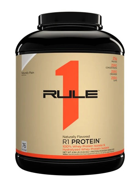 Rule One R1 Protein Naturally Flavored, Naturally Plain - 2240 grams