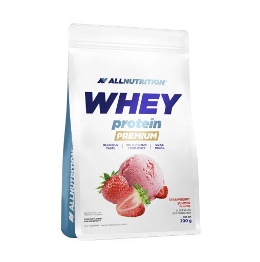 Allnutrition Whey Protein Premium, Strawberry Summer - 700 grams