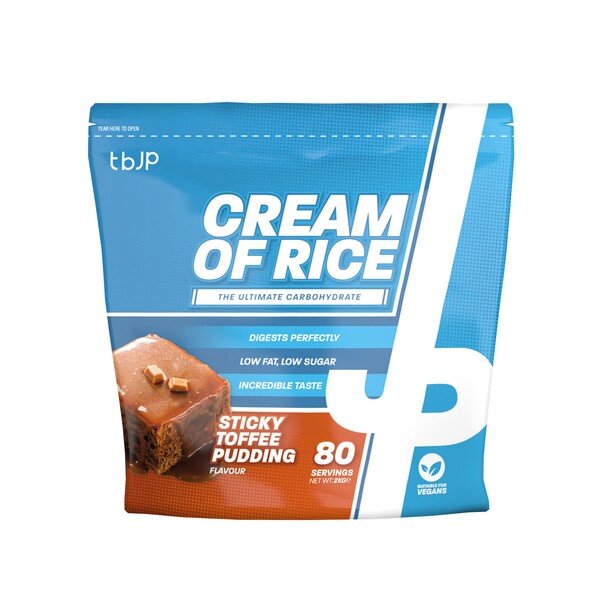 Trained by JP Cream of Rice, Sticky Toffee Pudding - 2000 grams
