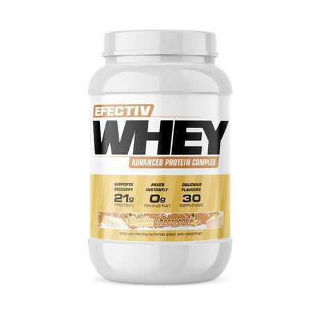 Efectiv Nutrition Whey Protein, Vanilla Cheesecake - 900 grams