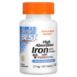 Doctor's Best High Absorption Iron, 27mg - 120 tablets