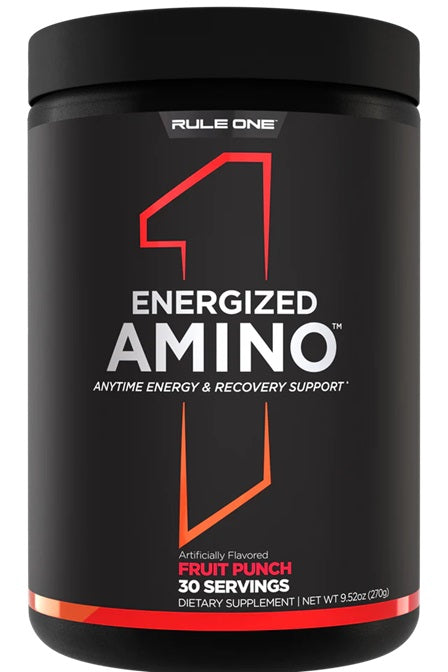 Rule One Energized Amino, Fruit Punch - 270 grams