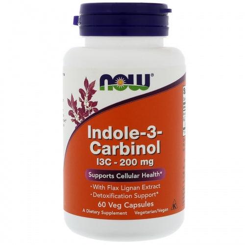 Indole-3-Carbinol (I3C) - 200mg - 60 Veg caps - NOW foods - welzo