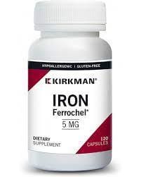 Iron Bio-Max Series 5mg, 120 Capsules - Kirkman Laboratrories - welzo