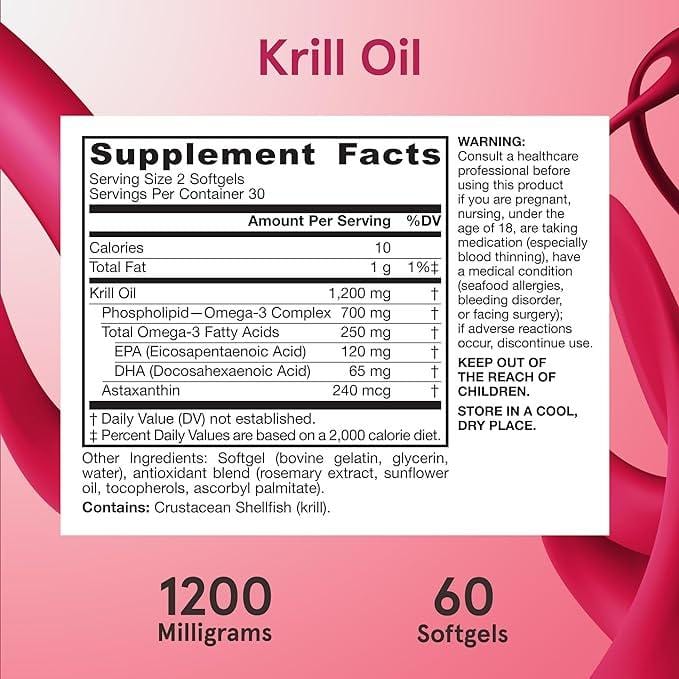 Krill Oil, 60 Softgels - Jarrow Formulas - welzo