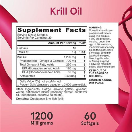 Krill Oil, 60 Softgels - Jarrow Formulas - welzo