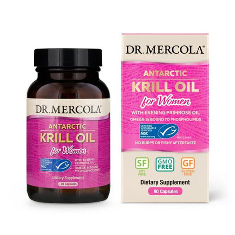 Krill Oil for Women, 90 Capsules - Dr. Mercola - welzo