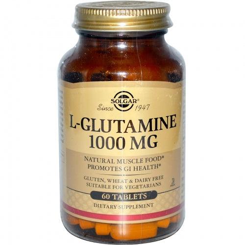 L-Glutamine, 1000 mg, 60 Tablets - Solgar - welzo